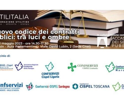 “Il nuovo codice dei contratti pubblici: tra luci ed ombre”: il 23 maggio evento a Roma